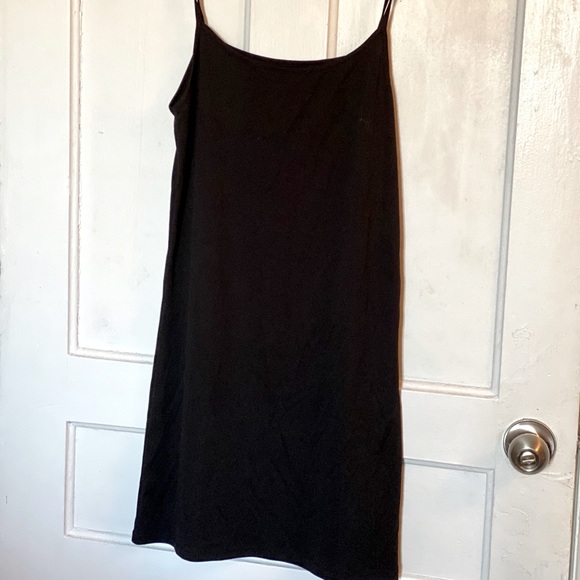 Sheer-Overlay Mini Dress - Picture 3 of 4